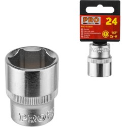 Socket 1/2" Drive 22 mm 6-Point PRO STARTUL (PRO-52022)