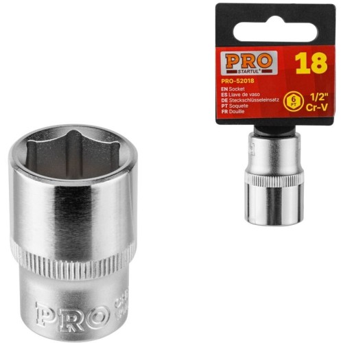Socket 1/2" Drive 16 mm 6-Point PRO STARTUL (PRO-52016)