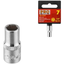 Socket 1/4" Drive 6 mm 6-Point PRO STARTUL (PRO-54006)