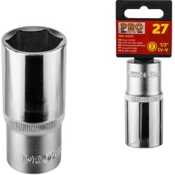 Deep Socket 1/2" Drive 22 mm 6-Point PRO STARTUL (PRO-52122)
