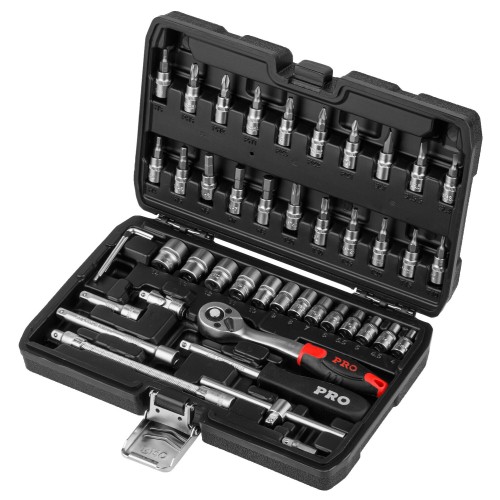 Professional 1/4" Drive Tool Set 46 pcs. PRO STARTUL Stuttgart PRO-046S