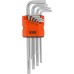 Long Arm Torx Key Set T10H-T50H 9 pcs. PRO STARTUL PRO-87109