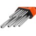 Long Arm Torx Key Set T10H-T50H 9 pcs. PRO STARTUL PRO-87109