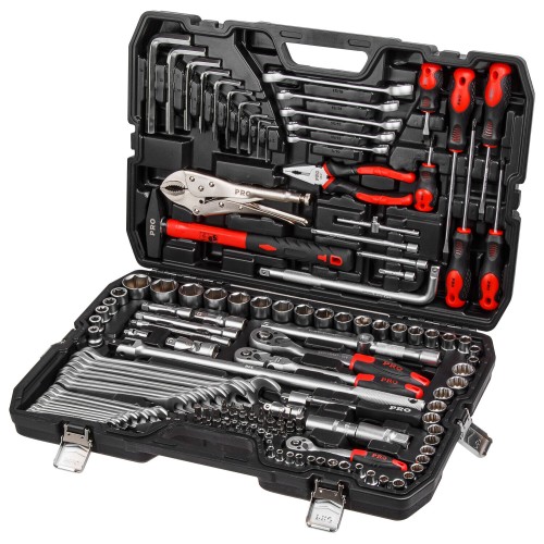 Tool Set 1/4", 3/8", 1/2" Hexagon 142 pcs PRO STARTUL Stuttgart (PRO-142S)