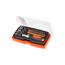Socket & Bit Set 1/4" Drive 29 pcs. STARTUL Profi ST3049-29