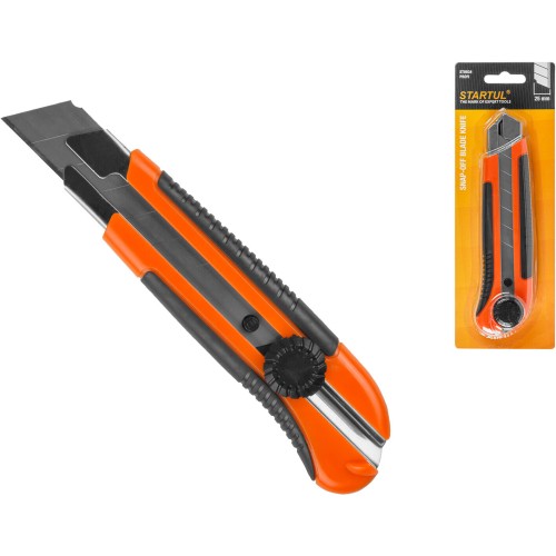 Heavy-Duty Retractable Utility Knife 25 mm STARTUL Profi ST0934