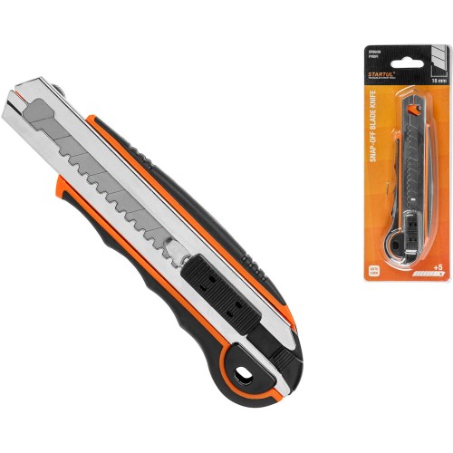 Retractable Utility Knife 18 mm STARTUL Profi ST0939