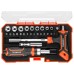 Reversible Ratchet Screwdriver Set with Sockets 28 pcs. STARTUL Profi ST3095-28
