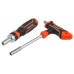 Reversible Ratchet Screwdriver Set with Sockets 28 pcs. STARTUL Profi ST3095-28
