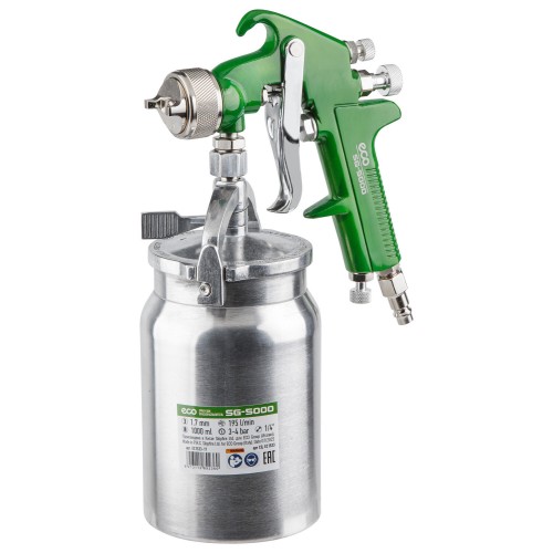 Pneumatic Primer Spray Gun ECO SG-5000 (EC1533-17) Pneumatic Primer Spray Gun ECO SG-5000 (EC1533-17)